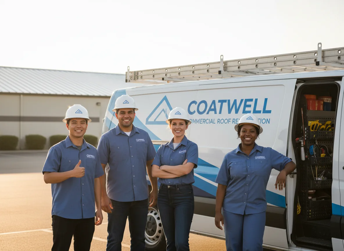 Commercial roof coating company in East Bethany, NY